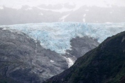 Glacier on a Misty Day